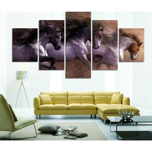 Canvas Painting Zebra Animal Art Poster Wall Horse Oil Picture Home Decor Print on Canvas for Living Room Dropshipping FA403
