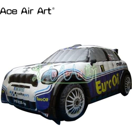 Hot selling inflatable advertising customized digital print jeep ,inflatable Off-road vehicle replica model