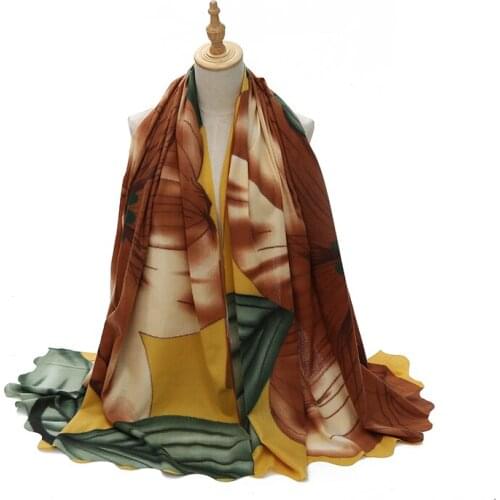 NEW Warm Cashmere Ladies wraps chian Flower printing Long muffler Islamic scarf Solid shalws Muslim hijab Winter scarf 10pcs