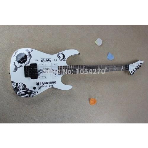 Hot Guitar High-quality New white KH-2 Kirk Hammett Ouija white electric guitar 150717