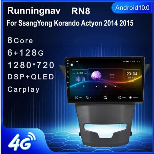 Runningnav For SsangYong Korando Actyon 2014 2015 Android Car Radio Multimedia Video Player Navigation GPS