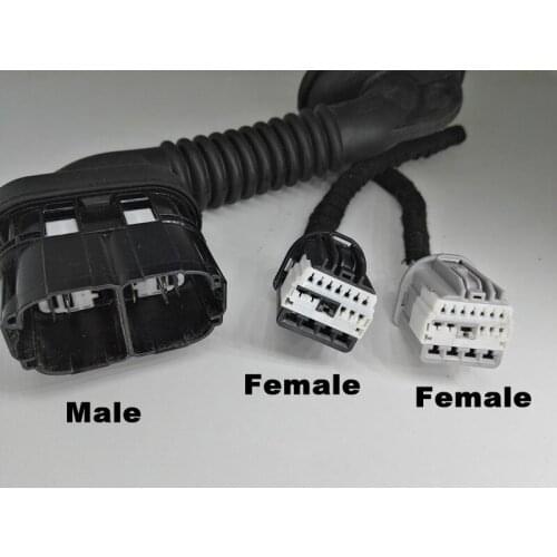 Male and Female Car door harness plug waterproof connector for Ford Edge Taurus Mustang Escape Everest Escort