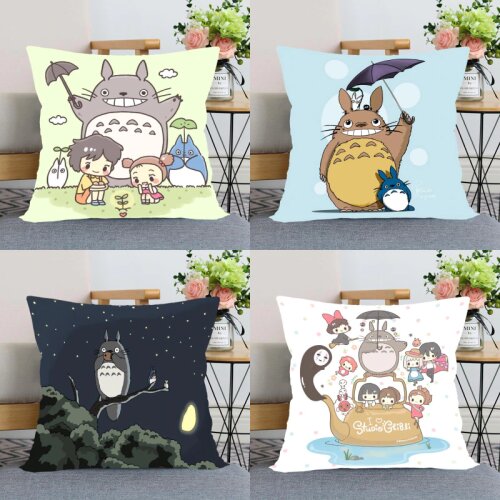 Nice Totoro Pillowcase Wedding Decorative Pillow Cover New Arrival Custom Gift (One Sides) Printed Pillow Cases 0511