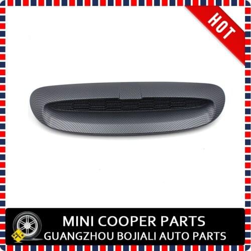 Brand New Black Fake Carbon Fiber Style UV Protected Black Color Hood Bonnet Scoop For mini cooper S F56 F57 F57 (1 Pcs/Set)