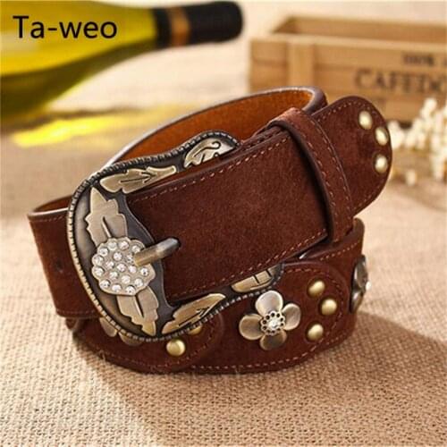 Ta-weo Women's Leather Belts
