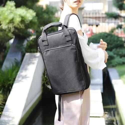 W-55 Black Shoulder Bag Drum Stick Gig Bag Backpack For Drummer Player