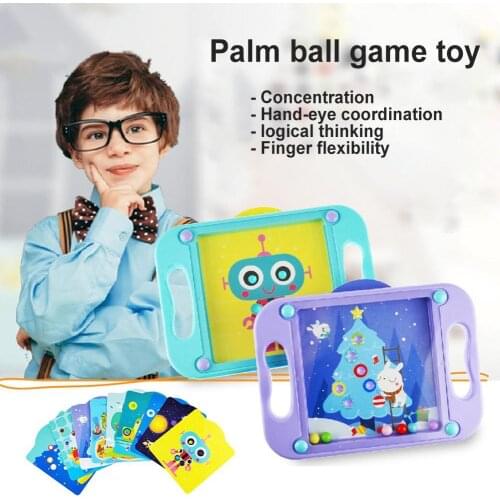 1 Set Hand-Held Balance Ball Board Labyrinth Toys for Kids Educational Game