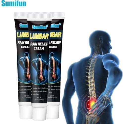 1Pcs 20g Sumifun Lumbar Analgesic Cream Treat Arthritis Rheumatism Ointment Muscle Joint Pain Relief Waist Massage Care Plaster