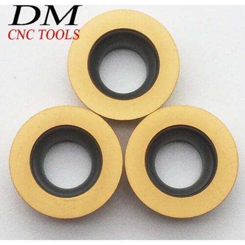 10PCS RPMW1003M0 DP5320/RPMT1204-MC DP5320 Cemented carbide Milling blade CNC blade turning tool Insert Milling accessories