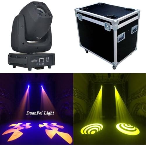 4pcs with flycase/carton led 100w spot lyre moving head wash led x10w rgbw 4in1color Gobo-Flow shake effect