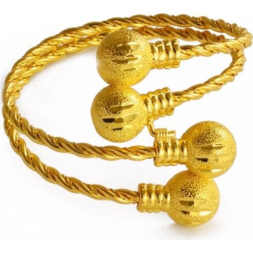 Anniyo Ethiopian Bangle for Women Arab Dubai Bracelet Bangle Jewelry African Accessories #249906