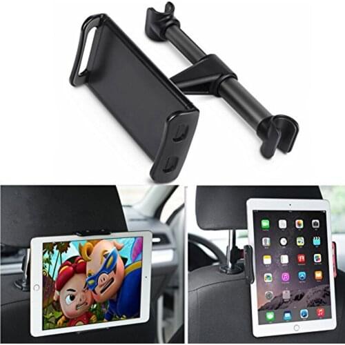 Car Back Seat Tablet Holder Adjustable 4-11 inch car Headrest Phone Stand Bracket Mount Universal for iPad pro air 9.7'' 10.5