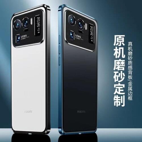 Aluminum Bumper Phone Case for Xiaomi Mi 11 Case Shockkproof Back Funda Metal Frame Cover for Xiaomi Mi 11 10 Protection Coques