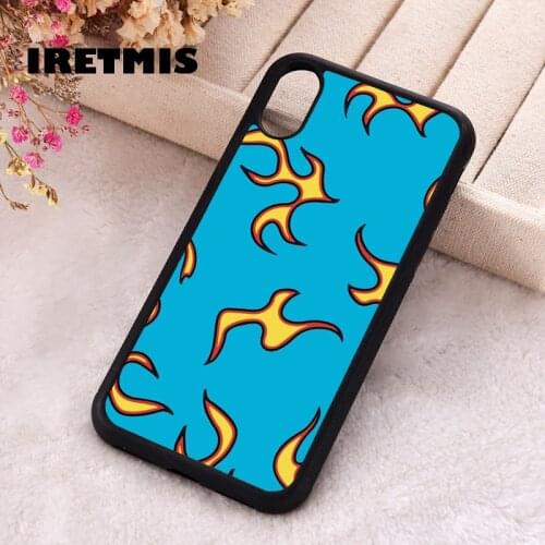 Iretmis 5 5S SE 2020 phone cover cases for iphone 6 6S 7 8 Plus X Xs Max XR 11 12 MINI Pro Soft Silicone Golf Wang Flame Design