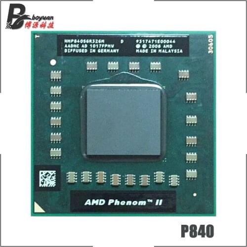 AMD Phenom II Triple-Core Mobile P840 1.9 GHz Three-Core Three-Thread CPU Processor HMP840SGR32GM Socket S1