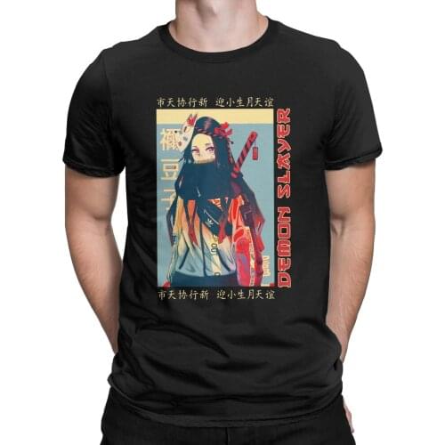 Men Women T-Shirts Demon Slayer Martial Arts Manga Kamado Nezuko Humorous Cotton Tee Kimetsu No Yaiba T Shirt Clothing Gift Idea