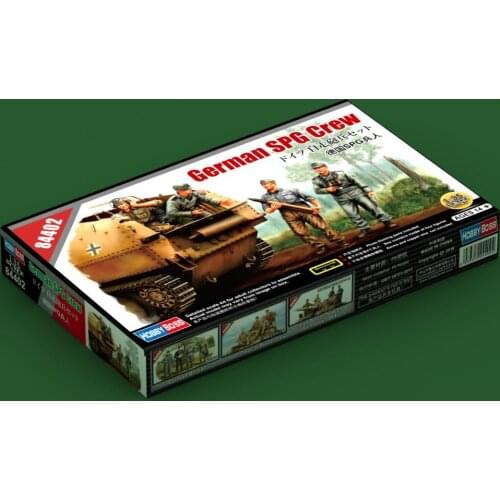 Hobbyboss 84402 1/35 Scale German SPG Crew Figures MODEL NEW
