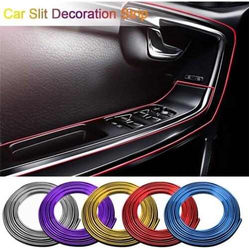 5m Car Style Interior Trim With Decorative Molding Fascia Dashboard Door Edge Universal Car accessories Car Interior Accessories