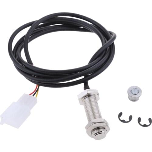 Speedometer Odometer Sensor Cable With 2pcs Motorcycle Access Magnet