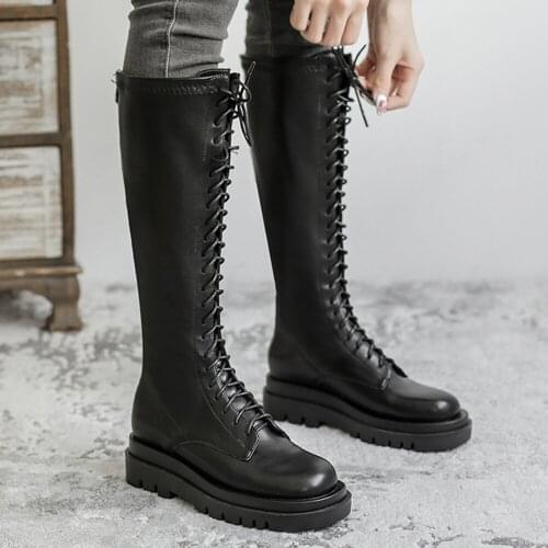 Женские высокие ботинки MAGNOLIAFRAGRANT China At AliExpress