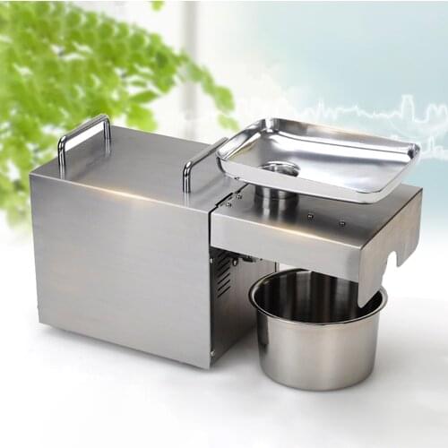 Small Household Oil Press Commercial Stainless Steel Automatic Household Electric Cold Pressing And Hot Pressing