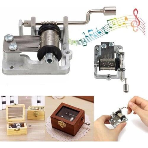 Mini Hand Cranking Music Movement DIY Music Box Accessories Decorative Collectibles Sailor Moon A Variety Of Music Available