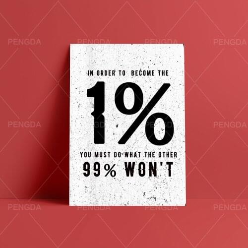 Workplace Motivational Quotations Canvas Pictures Home Decor Paintings Wall Art Prints Modern Poster Modular Bedside Background