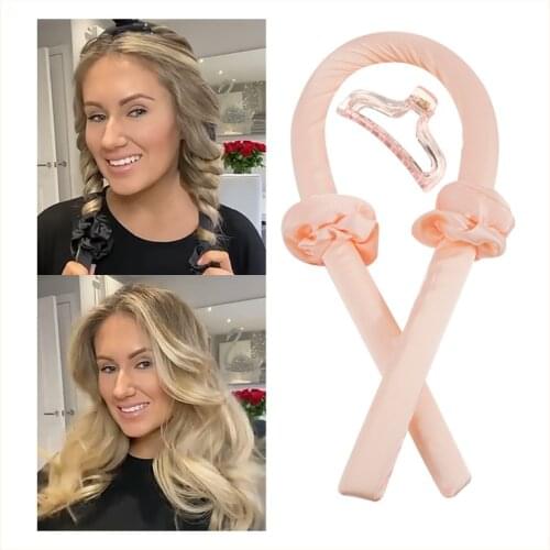 Creative Lazy Sleep Curling Set Sponge Foam Curling Iron Curling Wand Hair Band Clip Convenient Easy Operate Hair Styling Tool