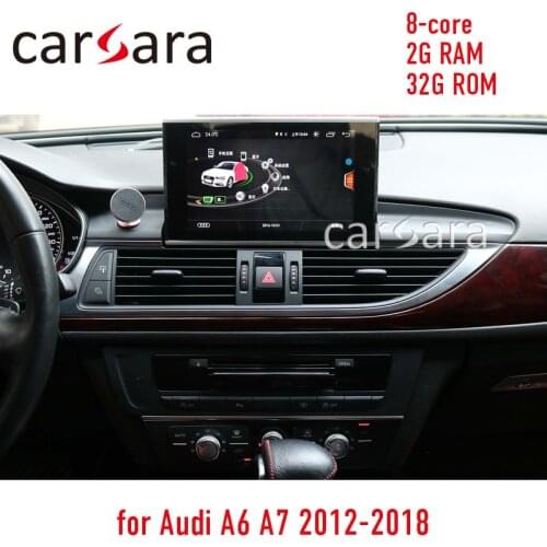 Android head unit radio screen update for Aud i A6 A7 2012 to 2018 touch GPS Navigation stereo dash multimedia player