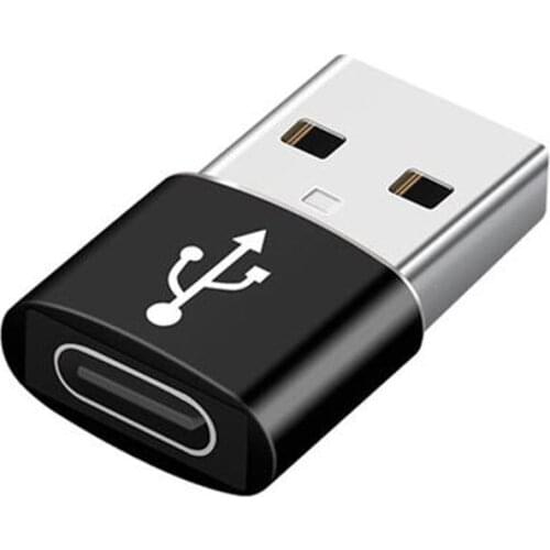 USB 2.0 Type A Male to USB 3.1 Type C Female Connector Converter Adapter Type-c USB Standard Charging Data Transfer