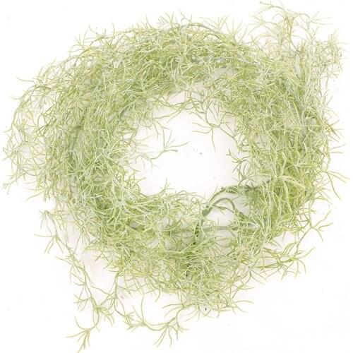 Fake Rattan 3 Lengths Festive Fashion Party Artificial Green Plants Semi-mechanical Realistic Artificial Rattan Photo Props