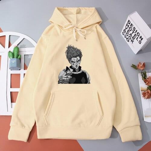 Popular Anime Japan Anime Hoodies Cool HISOKA Print Sweatshirt Ladies Casual Top Female Harajuku Japanese Womens Hoodie