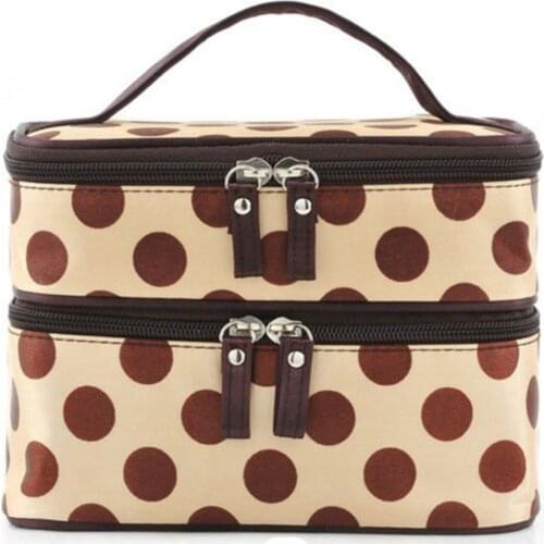 Sale Travel Toiletry Beauty Cosmetic Bag Makeup Case Organizer Zipper Holder Handbag Bolsa De Maquillaje Trousse De Maquillage