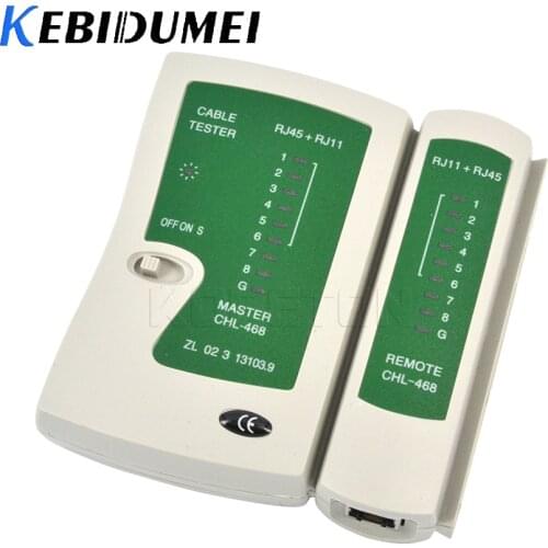 Kebidumei Hot Network Cable Tester RJ45 RJ11 UTP LAN Cable Tester Networking Professional Tool Wire Telephone Line Detector