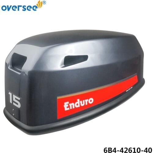 OVERSEE 6B4-42610-40 Top Cowling Assembly For 9.9HP 15HP Yamaha Outboard Engine 6B3 6B4 9.9D 15D Model 6B4-42610