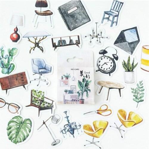 1pcs Beautiful Kawaii Everyday Adhesive Paper Craft Paper Flake Sticker Scrapbooking Stationery Stationery Scrapbooking Decor