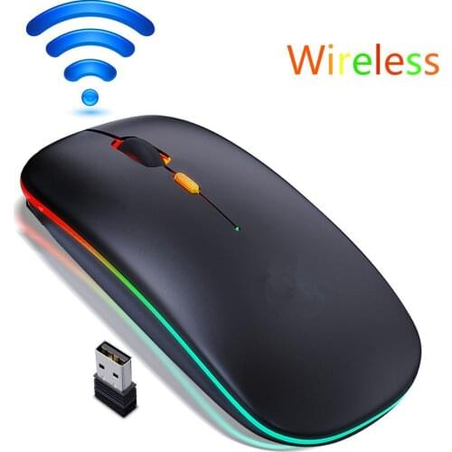 2.4G Wireless Mouse Tablet Laptop Computer Mouse Wireless Optical Mice Ultra-thin Office Mice Rechargeable Bluetooth Mouses