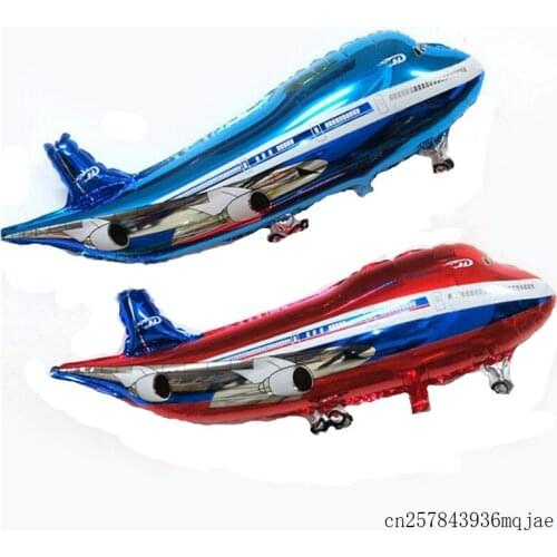 200pcs Plane Balloons Inflatable Foil Air Balloon for Birthday Wedding Decoration Party Toy Kids Gift Baby Shower Favors