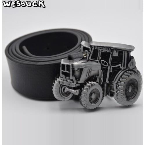 5 PCS MOQ WesBuck Brand Men Belt Buckle Head ,Retro Metal Belt Buckle With PU Belt