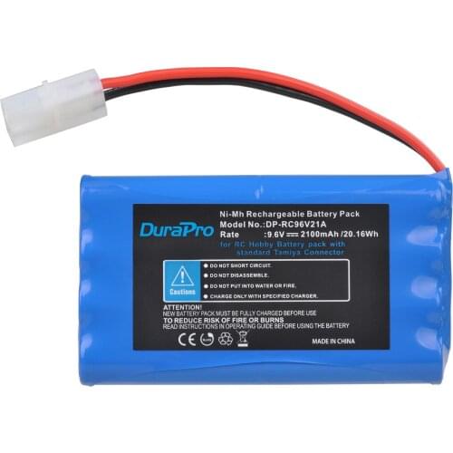 9.6V 2100mAh Rechargeable NiMH Battery for RC Hobby Battery pack with Standard Tamiya Connectors