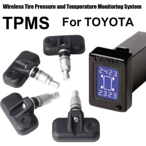 Wireless Tire Pressure Monitoring System Car TPMS for Toyota with 4pcs Internal sensor