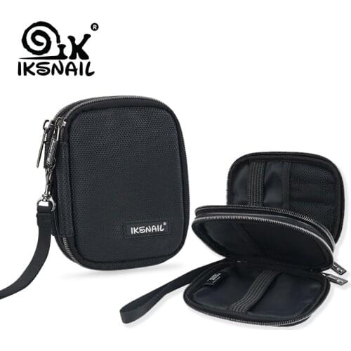 IKSNAIL Oxford Power Bank Case Hard Drive Case Box For 2.5 Hard Drive Disk USB Cable External Storage Carrying SSD HDD Case