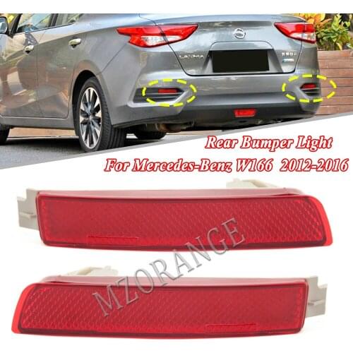 MIZIAUTO Tail Bumper Light For Nissan Bluebird 2015 Rear Bumper Reflector Stop Signal Brake Lamp Car Accessories