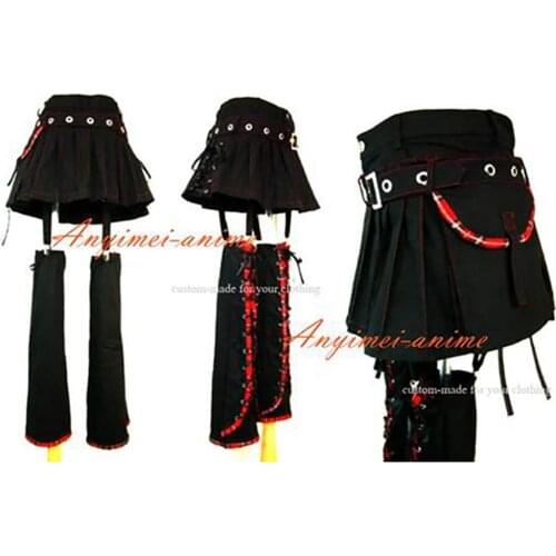 Gothic Punk Sweet Fashion Black Pants-Skirt Cosplay Costume Custom-Made[CK1259]