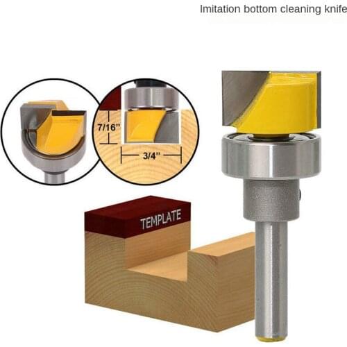 Milling Cutter for Wood 1/4'' Shank Tongue Groove Router Bits Drilling Milling Carving Set Floor Woodworking Hot Sale