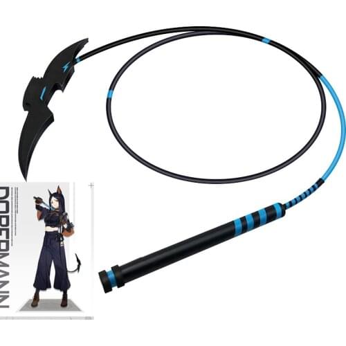 Game Arknights Dobermann Cosplay prop whip for Halloween Carnival Party Game outdoor prop free shipping