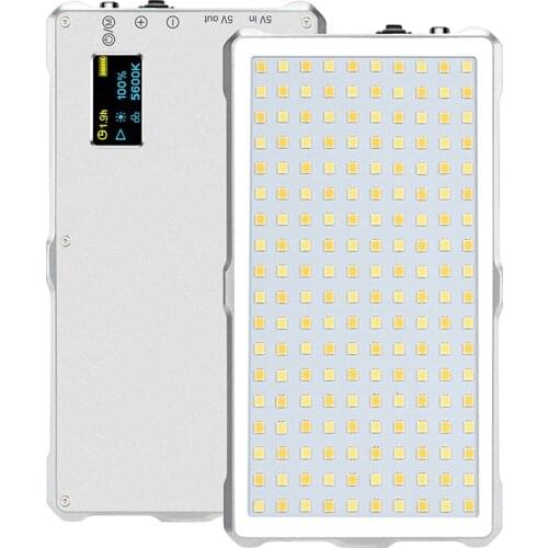 Mini Pocket LED Light Video Recording Commercial Photography F18 Portable LED Video Light Lamp Power Display Mount Adapte