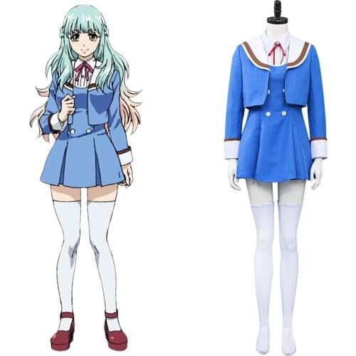 High-Rise Invasion Shinzaki Kuon Cosplay Anime Costume Uniform Outfits Halloween Carnival Suit Girl Sportswear Dress
