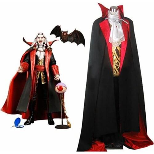 Castlevania Vampire Dracula Halloween Cosplay Costume Vampire Costume Adult Costumes Kid Costumes