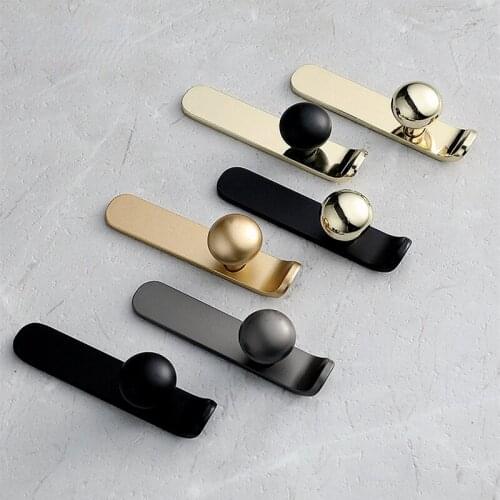 Creative Wardrobe Handle Zinc Alloy Splicing Handle Modern Minimalist Gold Drawer Door Single-hole Door Handle Cabinet Hardware